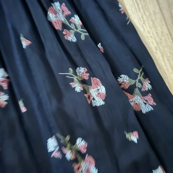 Amuse Society Floral Black Maxi Dress - Picture 3 of 5